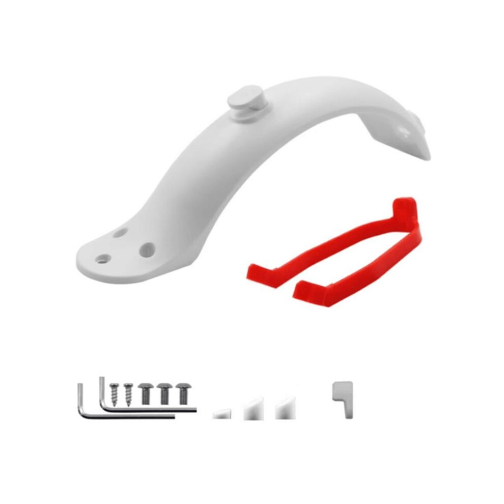For M365 /M365 Pro Rear Mudguard Kit Scooter Accessories:mud Guard, Support Bracket, Screws, And Rubber Stopper C 6031670096158