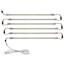 6PCS LED Tube Light 30cm High Brightness Night Bar 2835 Strip Saving Lamp for Home Kitchen Wall Decor EU Plug