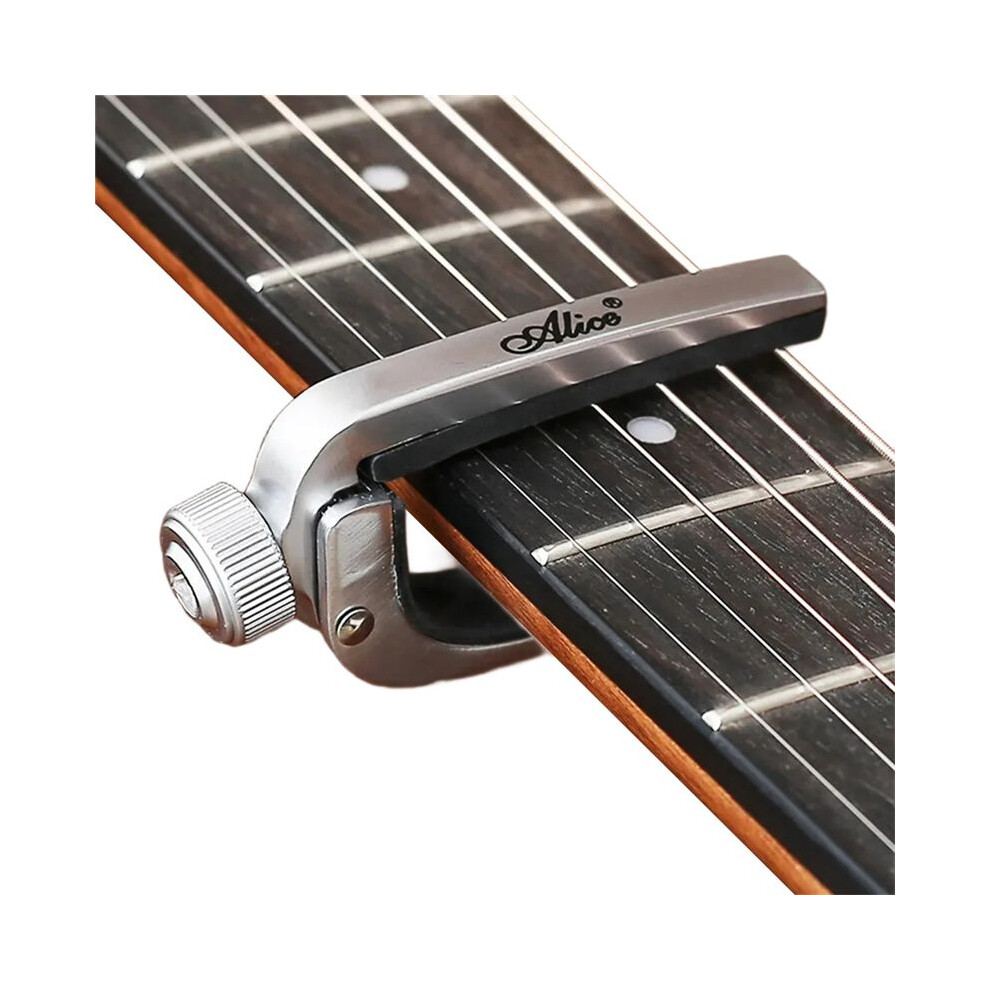 Alice Guitar Capo Adjustable Roller Perfect Quick Change Tune for Electric Acoustic Guitar, Bass, Violin, and Ukulele A