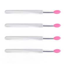 20pcs Silicone Double Sided Lip Brush Soft Lipstick Lip Gloss Applicator