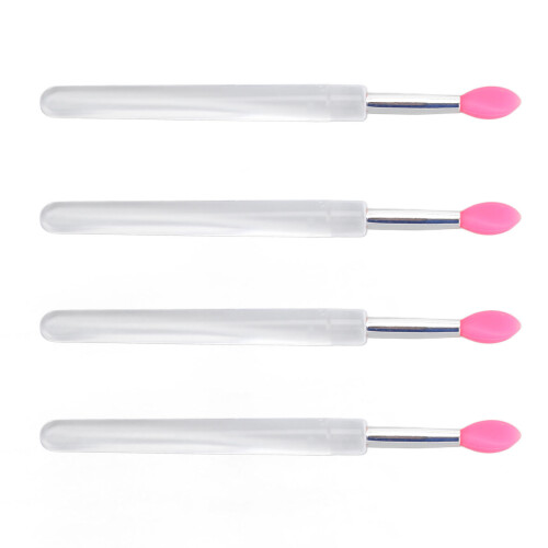 20pcs Silicone Double Sided Lip Brush Soft Lipstick Lip Gloss Applicator