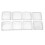 Transparente Duschvorhang-Clips, winddicht, 4