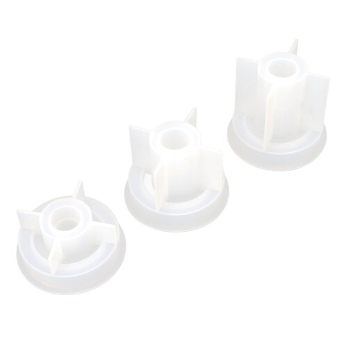 3 Stück 3D-Silikon-Kerzenhalter-Form runder Sockel 1