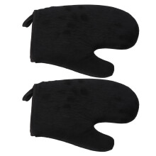 Selbstbräunungshandschuh-Applicator – Weiches Flauschmaterial, Wiederverwendbar, Schwarz
