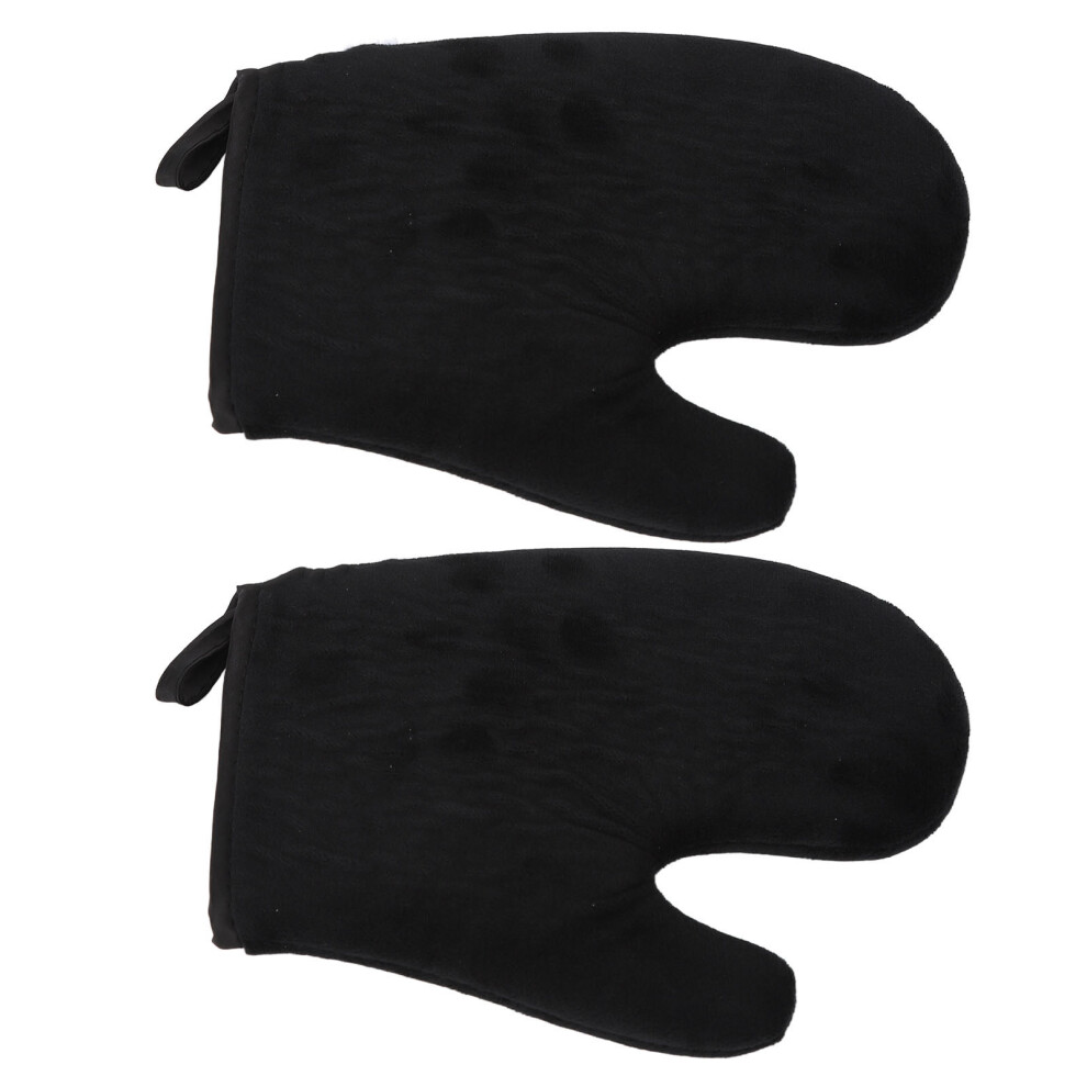 Black Self Tanning Mitt Applicator Flocking Reusable Lotion & Oil Applicator