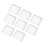 Transparente Duschvorhang-Clips, winddicht, 5