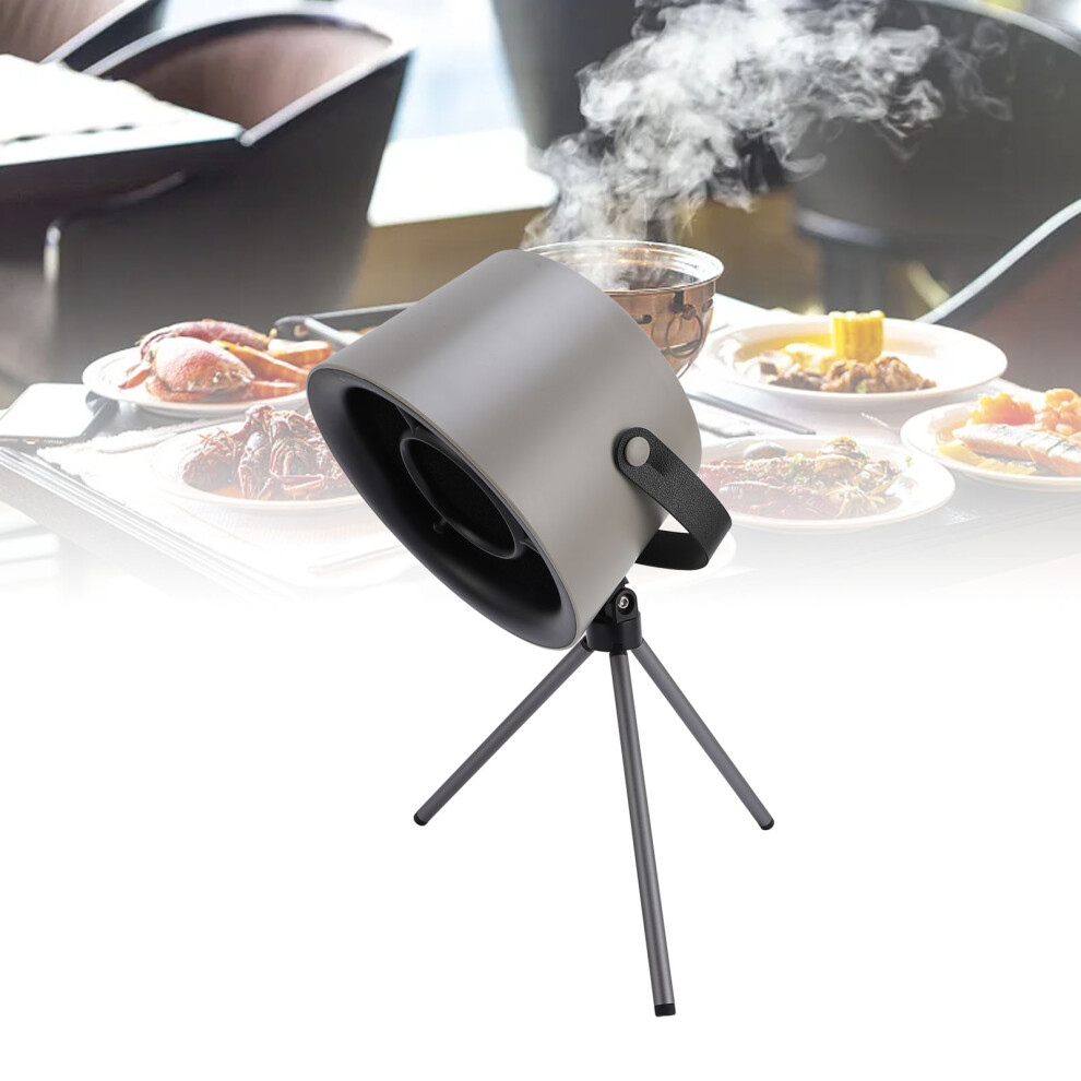 Portable Range Hood Fan 1200Pa Strong Suction for Indoor BBQ & Hot Pot