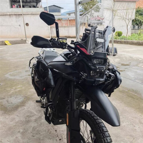 Motorcycle Windshield for  450-MT 450MT 2024 Front Windshield Smoke Grey 1