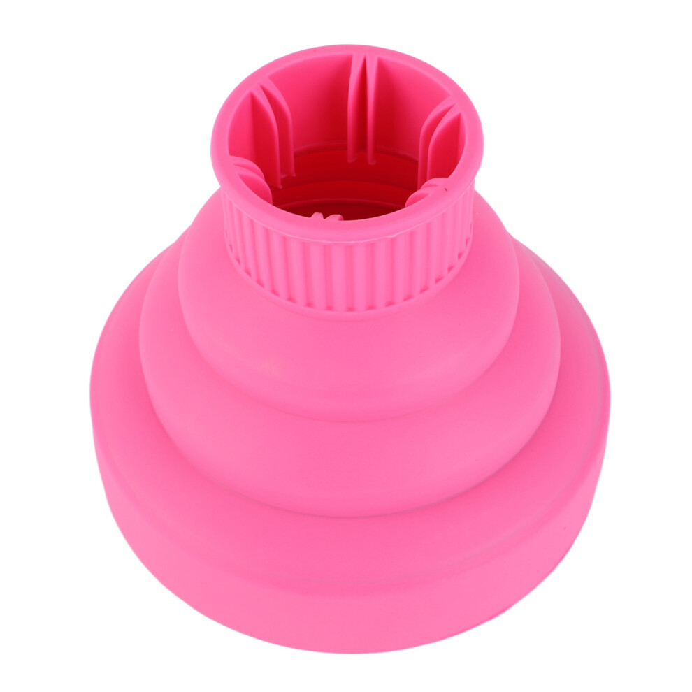 Red Lightweight Silicone Hair Dryer Diffuser For Curly Hair, Rose