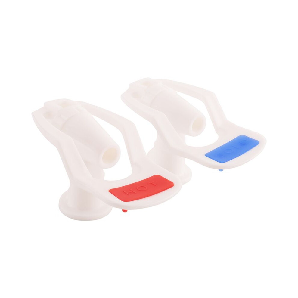 Water Dispenser Replacement Push Type White Plastic Tap Faucet 2 Pcs 4711468337718