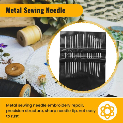 55 Pcs / Set Metal Sewing Needle Embroidery Mending 2