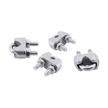 Abrazadera de Silla de Montar de Clip de Cable de Acero Inoxidable de 4 Piezas para Cables de 4 Mm de 5/32 Pulgadas