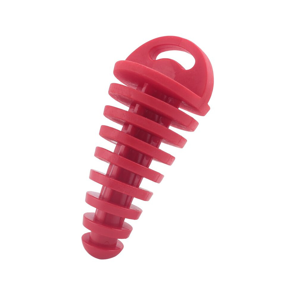 Muffler Pipe Exhaust Silencer Wash Plug For Motorcycle Dirt Bike Atv Quad 2 4 Stroke, Red 6031894401585