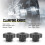 5 pieces Black star grip knobs, female thread diameter 8mm,  diameter 40mm 2