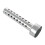 Silver Motorcycle Exhaust Can Muffler Insert Baffle DB Killer Silencer 45mm x 140mm 4