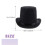 Top Hat Black Velour 7