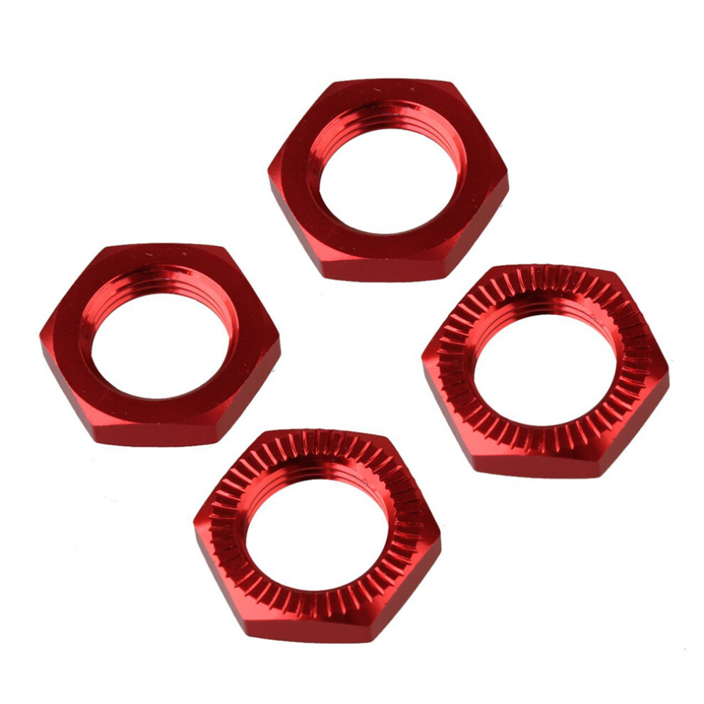 17Mm Upgrade Wheel Hex Hub Nut Cover N10177 For Rc1:8 Model Car, Red 4713941145865