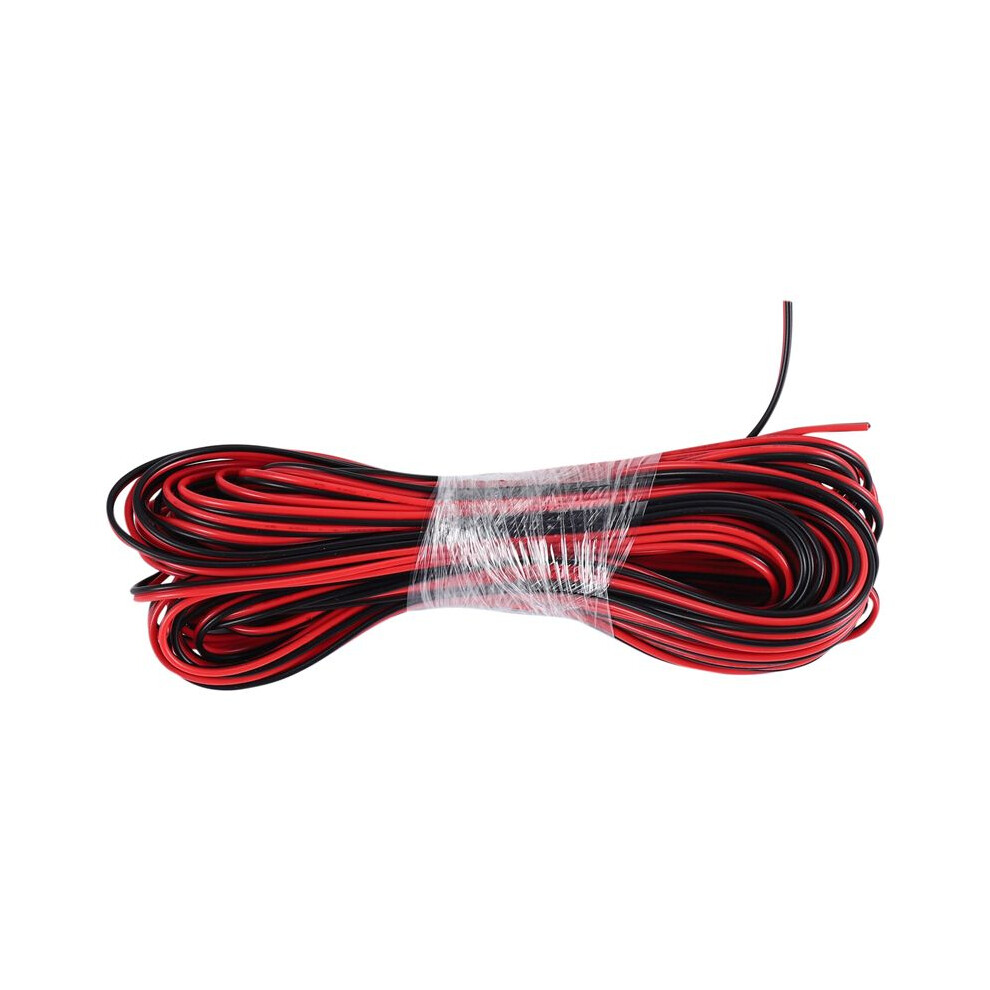 22 Gauge 15M Zip Wire Awg Cable Power Ground Stranded Copper Car Red/Black 4711537919708