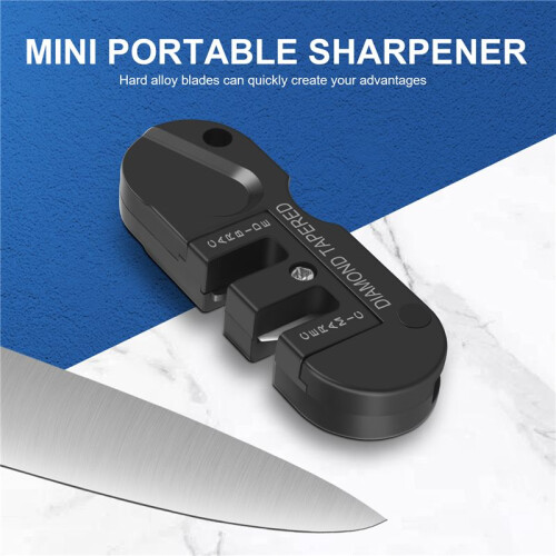 Portable  Knife Multifunction Sharpener, Steel Outdoor EDC  Tool Sharpener 2