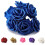 7Pcs Foam Glitter Artificial Rose Decor, Gold 9