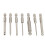 BROPPE 7Pcs S2 Magnetic  Screwdriver Bit 1/4inch Inch Hex Shank 5