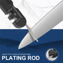 Portable Knife Multifunction Sharpener, Steel Outdoor EDC Tool Sharpener