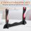 2 Tier Katana Samurai Sword Holder Black Bracket Hanger Red Cotton Display Stand 6