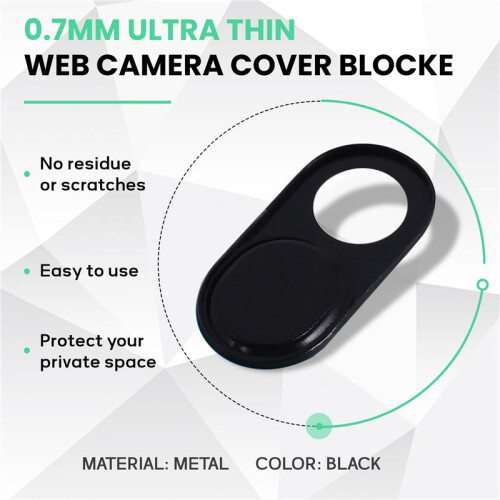 Webcam Covers (3 Pack), 0.7mm Ultra Thin Web Camera Cover Blocker for Mobile Phone, Laptop, Computer, , , Notebook, Tablet, Monitors, 2