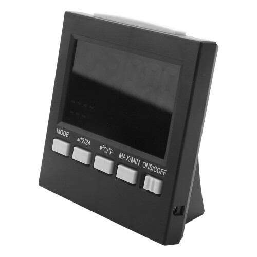 LCD Digital Hygrometer Termometer Temperatur LuftfuktighetsmäTare Rum Inomhusklocka 2