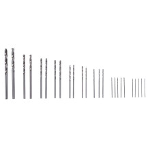 25Pc 0.5-3.0Mm Set Of Miniature Straight Shank Small Twist Drill Set Bodhi Hole Small Drill Kit