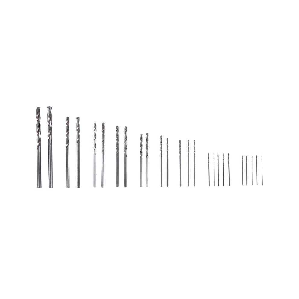 25Pc 0.5-3.0Mm Set Of Miniature Straight Shank Small Twist Drill Set Bodhi Hole Small Drill Kit 4712661714757