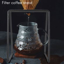 Tropf Kaffee Für Filter Getränke Halter Regal Geometrie Kaffee Tropf Ständer für  Tropf Metall Speziellen Rahmen Für Barista Schwarz