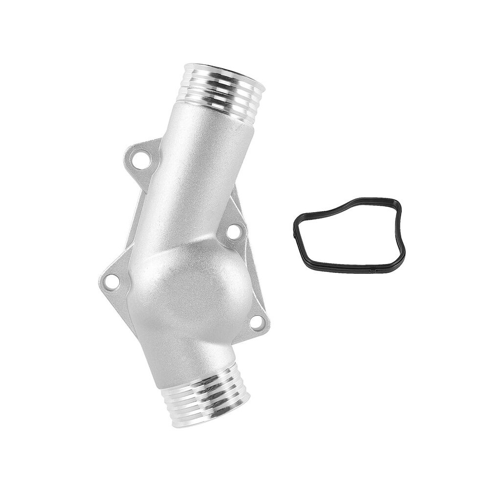 Upgraded Aluminum Thermostat Housing Cover With Gasket For M3 Z3 E34 E36 11531722531 11531740437 Polished 4712867368037