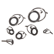 7Pcs/Set Fishing Rod Guides Tip Fish 5-18Mm Dia Pole Repair Kit Rings Eyes Set