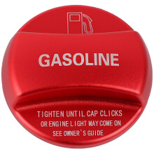 Aluminum Alloy Fuel Tank Cap Cover Trim For X1 X2 X3 X4 X5 X6 F10 F15 F16 F25 F26 F30 F34 F35 F48 F47 G30 G38(Red Gasoline)
