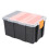 F-156D Portable Plastic Tool Parts Box Suitcase Electrician Tool Box Storage Tools Box Storage Box Suitcase Case Holder 5
