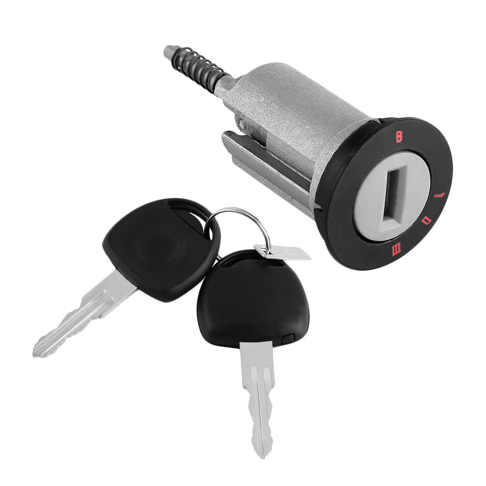 Ignition Lock 2 Keys For Astra Corsa Zafira Meriva Tigra Combo 913652X Black/Silver 6031035629304