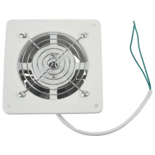 4 Tum 20W 220V HöGhastighetsfläKt Toalett KöK Badrum HäNgande VäGg FöNsterglas Liten Ventilator UtsugsfläKtar
