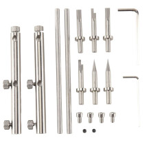 Chave de Lente Chave de Reparo Aberto Ferramenta Anel Removedor de AçO InoxidáVel com TrêS Conjuntos de Driver para Câmera Dslr Chave de Fenda de