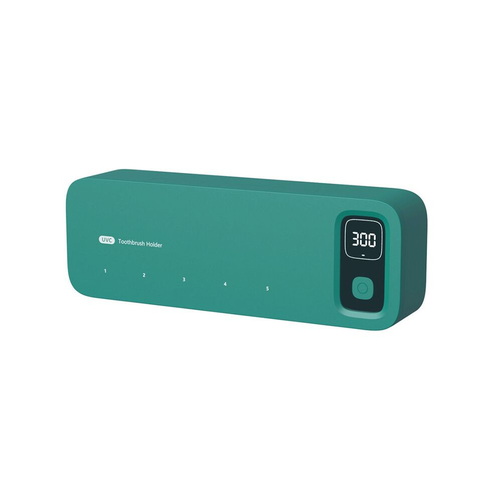 Green Toothbrush Storage Sterilizer Simple Electric Air Drying Rack Charging Uv Storage Box Wall