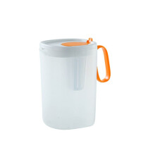 1550ml Plastic Cold Water Bucket with Handle,Ideal for Iced Juice & Beverages in Fridge,Large-Capacity Tea Cup
