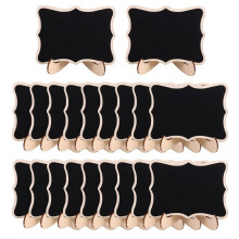 Chalkboard Sign,20 Pack Small Chalkboards Blackboard for Weddings, Birthday Parties, Message Board Signs and Event Decorations