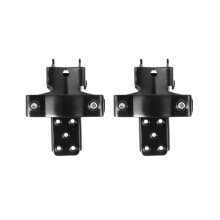 New 1-pair black steel motorcycle bike Accessories Frame Foot-pedal folding custom-designed size mm-30 mm