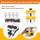Adjustable Watch Case Removal Mount Three-Claw Open Cover Set Watch Repair Kit 6