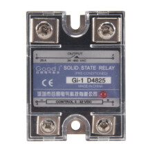 SSR 25A 3-32V To 24-480V AC Single Phase Solid State Relay Control AC MGR-1 D4825 Load Voltage