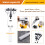 Adjustable Watch Case Removal Mount Three-Claw Open Cover Set Watch Repair Kit 2