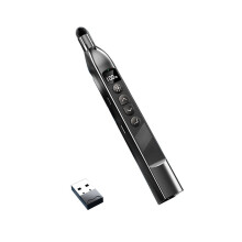 Wireless Remote Control Slide Page Turner SUB Rechargeable Digital Display Remote Page Turner Clicker Volume Controller