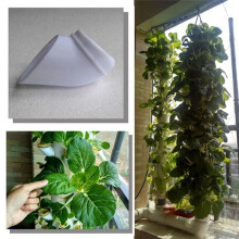 Hydroponic Vertical Tower Container DIY Hydroponic Planting Cup Flower Container Plant Growth Pot Cup
