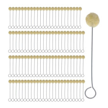 Wool Daubers Brush,Applicator Tool for Leather Dye, Staining, Crafting, DIY Crafts Projects, Contact Cement 100pcs