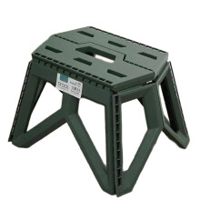 Silla Plegable para Exteriores, Taburete Pequeño, Portátil, para Playa, Camping, Resistente y de Alta Capacidad, Color Verde, A